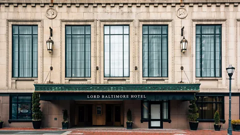 Alamy In addition to a ghost tour the Lord Baltimore Hotel also hosts occasional magic shows (Credit: Alamy)