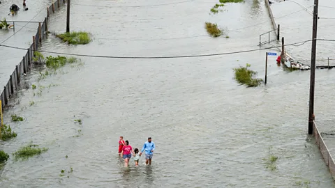 Getty Images Storm surges and severe flooding can destroy sewage infrastructure and help spread pathogens (Credit: Getty Images)