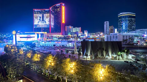 Alamy Las Vegas' commercial sector accounts for one-third of Nevada's total energy use (Source: Alamy)