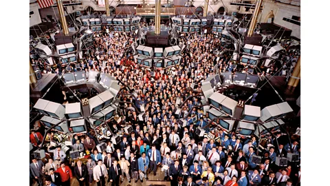 Neal Slavin New York Stock Exchange, New York, New York, 1986 (Credit: Neal Slavin)