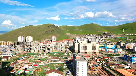 Alamy Vista de la ciudad capital de Ulán Bator, Mongolia (Crédito: Alamy)