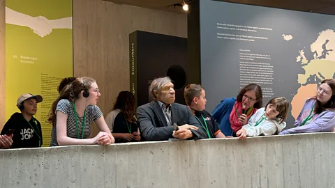 Larry Bleiberg The Neanderthal Museum conveys that the species was actually quite similar to humans (Credit: Larry Bleiberg)