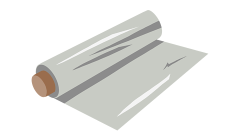 Aluminum foil.