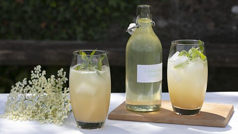 Apple elderflower cooler