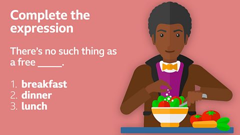 Complete the expression