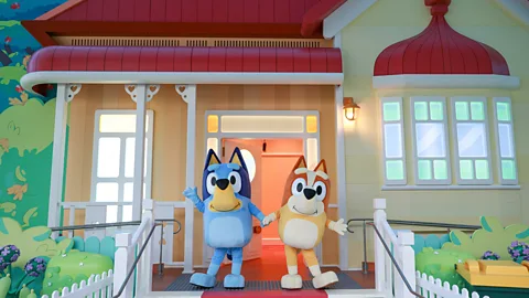 Bluey's World Bingo and Bluey at Bluey's World (Credit: Bluey's World)