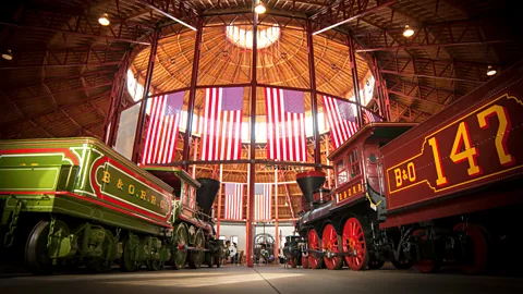 B&O Railroad Museum The first telegraph was sent from the US Capitol building to what is now the site of the B&O Railroad Museum (Credit: B&O Railroad Museum)