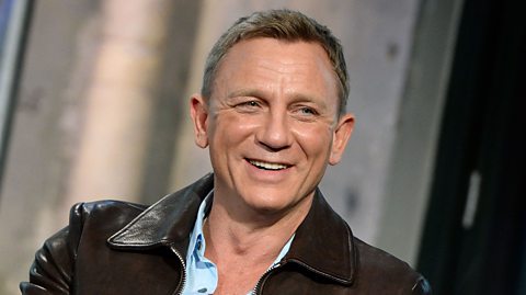 Actor Daniel Craig smiling