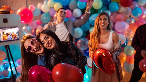 Teeangers at a party