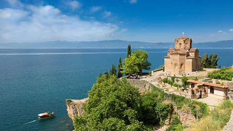 Alamy The route passes near Lake Ohrid, Europe's oldest lake (Credit: Alamy)