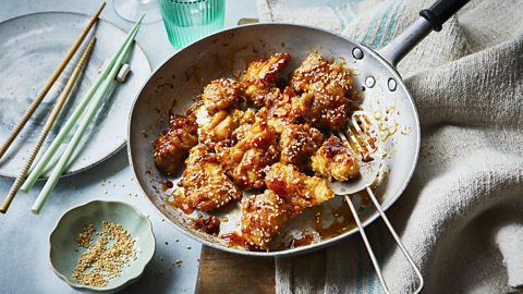 Honey sesame chicken