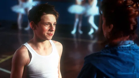 Alamy Adam Cooper starred in the last scene of 2000's Billy Elliot, as adult Billy, about to perform as The Swan (Credit: Alamy)