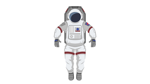 An illustration of a British ESA astronaut.