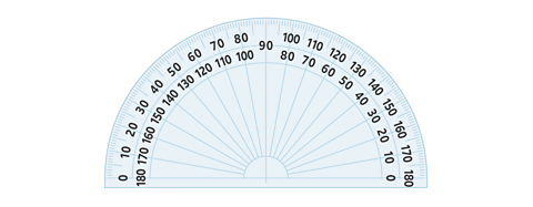 A protractor