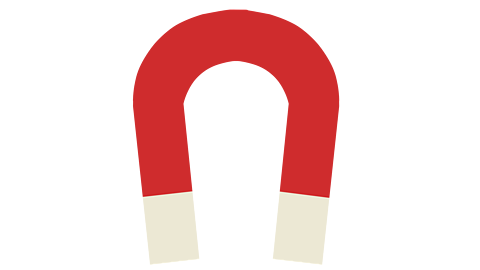 A horseshoe magnet.