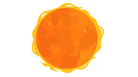 An illustration of the sun