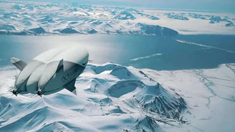 Ocean Sky Cruises Ultra-luxury airship-airline Ocean Sky Cruises is selling $200,000 trips to the North Pole (Credit: Ocean Sky Cruises)