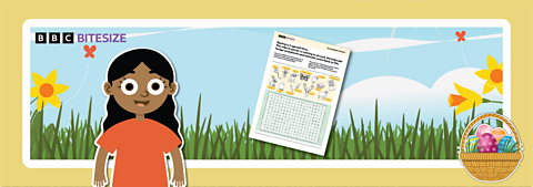 Spring word search activity