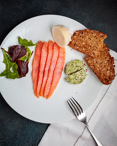 Crab Communications Christmas Day starts with smoked salmon from Sally Barnes at Woodcock Smokery in West Cork (Credit: Crab Communications)