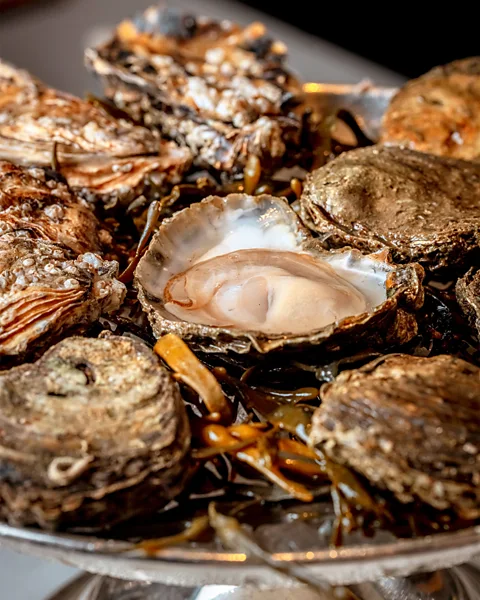 Crab Communications Oysters are always served on Christmas day; Corrigan gets his from Rossmore in County Cork (Credit: Crab Communications)