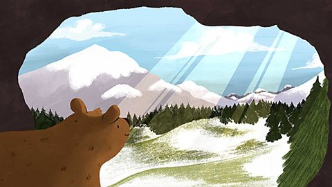 A story in French - Bear and Moose