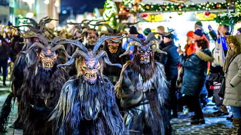 Getty Images People dressed as Krampus in Germany (Credit: Getty Images)