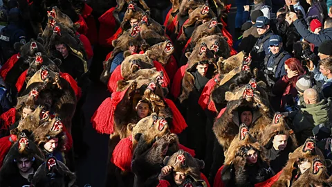 Getty Images The brown bear is a potent symbol of spiritual power in Romanian culture (Credit: Getty Images)