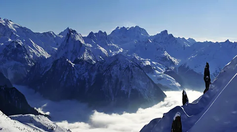 Getty Images La Plagne ski resort may have been an architect's utopian vision, but it's surrounded with breathtaking natural beauty (Credit: Getty Images)