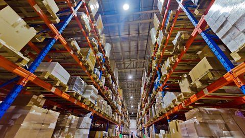 A wholesaler warehouse.