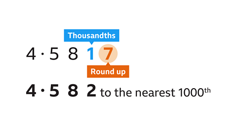 4.5817+4.582 to the nearest 1000th.