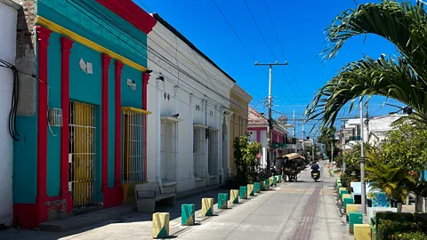 Catherine Ellis The attractive town of Ciénaga was the backdrop of a dramatic event in the novel (Credit: Catherine Ellis)