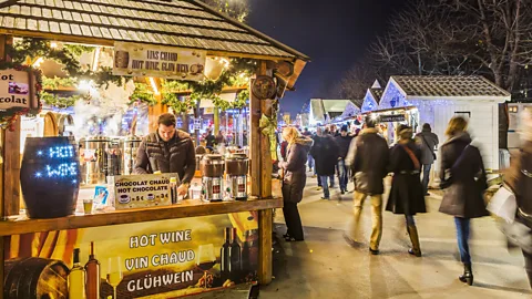 Getty Images Most people associate vin chaud with Christmas markets and the festive season (Credit: Getty Images)