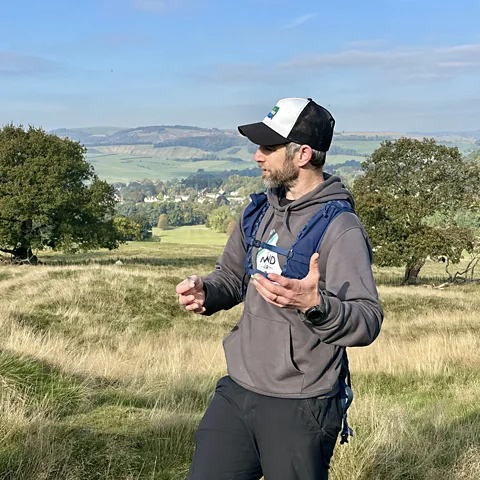 Ceridwen Cornelius Guides such as Mind Over Mountains' Rob Kenning provide professional mental health support in a pressure-free environment (Credit: Ceridwen Cornelius)