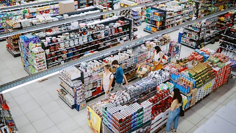Large supermarket