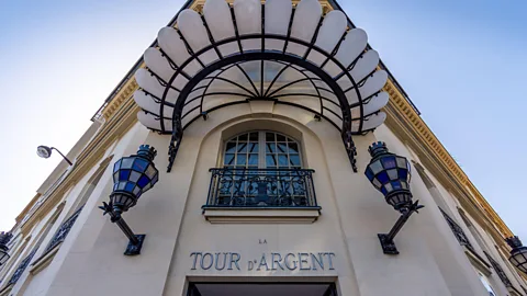 Alamy La Tour d'Argent is famous for both the theatrical duck dish and its 300,000-bottle wine cellar (Credit: Alamy)