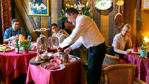 Alamy The dish's tableside preparation offers diners a rare glimpse into the fine art of French cooking (Credit: Alamy)