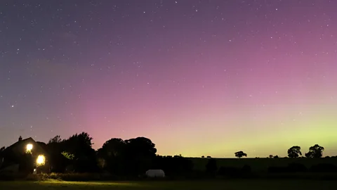 Getty Images Increased UK sightings of the Northern Lights are due to the Sun reaching a "maximum" in its 11-year solar cycle (Credit: Getty Images)