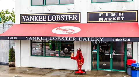 Alamy Yankee Lobster seafood market's restaurant serves a traditional creamy chowder (Credit: Alamy)