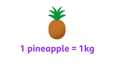 One pineapple.