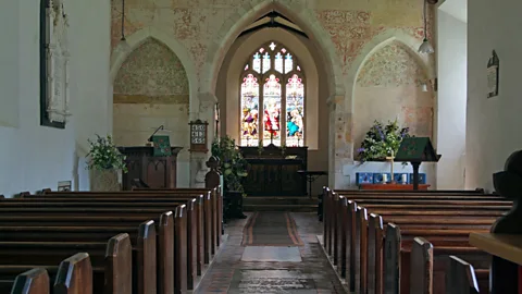 Alamy Austen used to worship in Steventon's 12th-Century church with her family (Credit: Alamy)