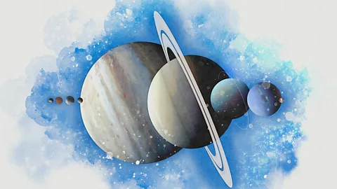 Getty Images Watercolour illustration of planets in our Solar System (Credit: Getty Images)