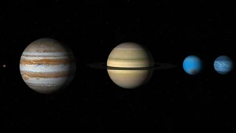 Getty Images The different orbital speeds of the planets in our Solar System means several of them can occasionally line up in the same part of the sky at the same time (Credit: Getty Images)