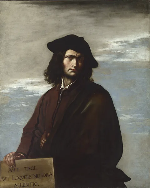 The National Gallery, London Philosophy, a portrait by 17th-Century Italian Baroque artist Salvator Rosa, is comparable with Trump's official image (Credit: The National Gallery, London)