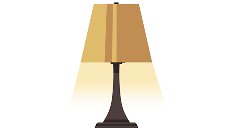 An illustration of a lamp