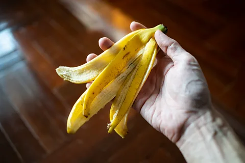 Getty Images When we discard a banana peel, we throw away one-third of the edible part of a banana (Credit: Getty Images)