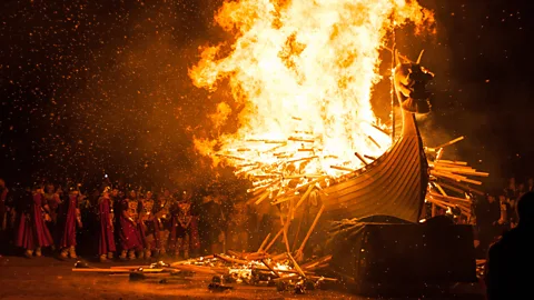 AndrewJ/ Adobe Stock The annual Up Helly Aa festival honours Shetland's proud Norse heritage (Credit: AndrewJ/ Adobe Stock)