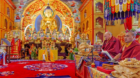 Alamy Khapse is traditionally placed on altars as an offering to deities during Losar (Credit: Alamy)