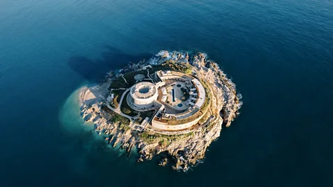 Getty Images Once the site of a WW2 concentration camp, Mamula Island is now home to an ultra-luxury hotel (Credit: Getty Images)