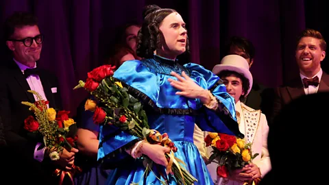 Getty Images Oh, Mary! has been a huge Broadway hit with its absurd comic fantasy depicting Mary Todd Lincoln as a wannabe cabaret star (Credit: Getty Images)