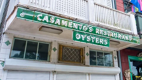 Alamy Casamento's on Magazine Street makes their gumbo with fresh seasonal seafood (Credit: Alamy)